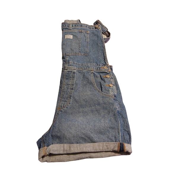 LADIES Bib Overalls Shorts Size XL Levi's Strauss New Retail $69.50 - Picture 8 of 9